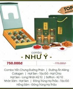 Hộp Quà Yến Chưng Như Ý Tặng kèm 1 hộp đường phèn