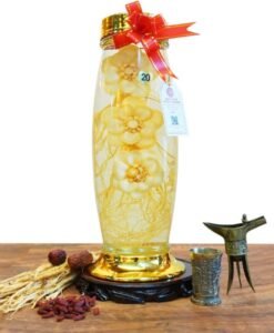 Bình Hoa Sâm 2,5 Lít Tỉa Hoa Mai